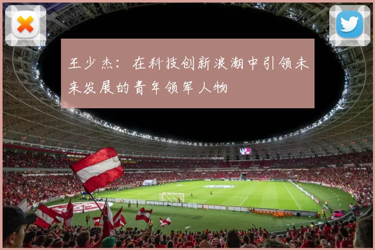 王少杰：在科技创新浪潮中引领未来发展的青年领军人物